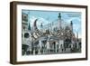 Coney Island, New York - Luna Park Entrance-Lantern Press-Framed Art Print