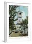 Coney Island, New York - Luna Park, View of Glady's Chime Tower-Lantern Press-Framed Art Print
