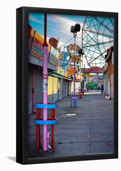 Coney Island New York-null-Framed Poster