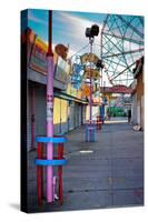 Coney Island New York-null-Stretched Canvas