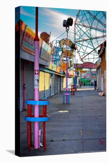 Coney Island New York-null-Stretched Canvas