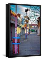 Coney Island New York-null-Framed Stretched Canvas