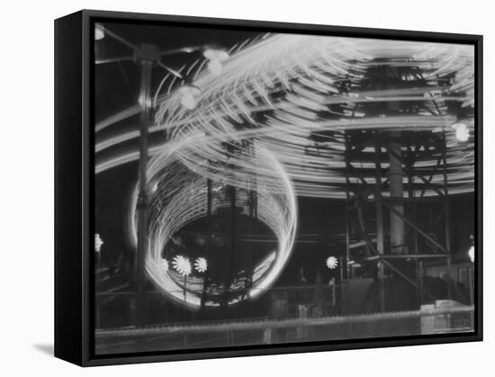 Coney Island on 4th of July-Andreas Feininger-Framed Stretched Canvas