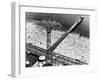 Coney Island Parachute Jump Aerial and Beach. Coney Island, Brooklyn, New York. 1951-Margaret Bourke-White-Framed Photographic Print