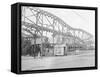 Coney Island Roller Coaster-null-Framed Stretched Canvas