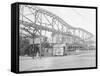 Coney Island Roller Coaster-null-Framed Stretched Canvas