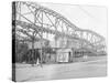 Coney Island Roller Coaster-null-Stretched Canvas