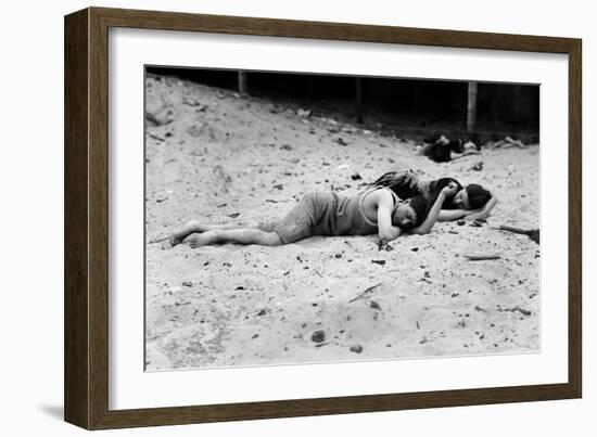 Coney Island: Sleeping-null-Framed Giclee Print