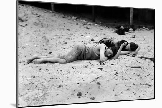 Coney Island: Sleeping-null-Mounted Giclee Print