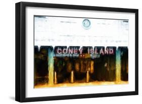 Coney Island Station-Philippe Hugonnard-Framed Giclee Print