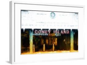 Coney Island Station-Philippe Hugonnard-Framed Giclee Print