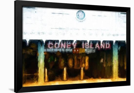 Coney Island Station-Philippe Hugonnard-Framed Giclee Print