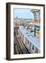 Coney Island - Stillwell Avenue Subway Station, Brooklyn, USA-Elzbieta Sekowska-Framed Photographic Print