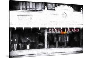 Coney Island Subway Station-Philippe Hugonnard-Stretched Canvas