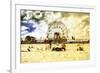 Coney Island Summer Beach-Philippe Hugonnard-Framed Giclee Print