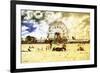 Coney Island Summer Beach-Philippe Hugonnard-Framed Giclee Print