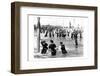 Coney Island Surf Crowd-William H. Rau-Framed Photo