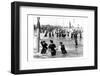 Coney Island Surf Crowd-William H. Rau-Framed Photo