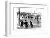 Coney Island Surf Crowd-William H. Rau-Framed Photo