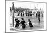 Coney Island Surf Crowd-William H. Rau-Mounted Photo