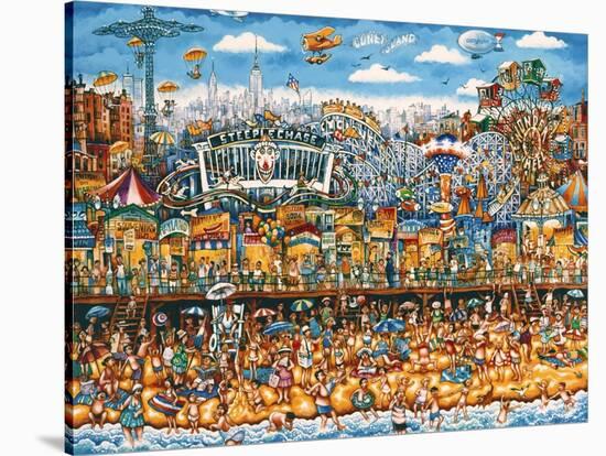 Coney Island-Bill Bell-Stretched Canvas