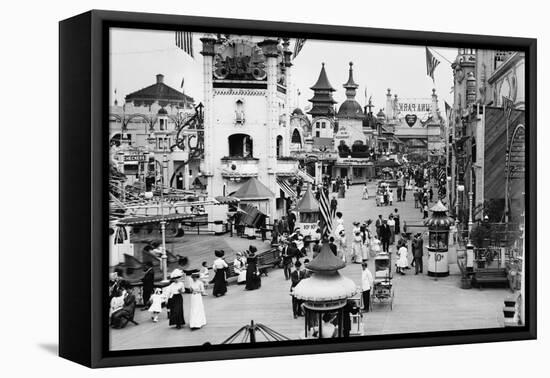 Coney Island-null-Framed Stretched Canvas