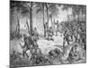 Confederate Attack at the Battle of Gettysburg, 1863-American School-Mounted Giclee Print