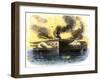 Confederate Bombardment of Fort Sumter in Charleston Harbor, April 1861-null-Framed Giclee Print
