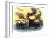 Confederate Bombardment of Fort Sumter in Charleston Harbor, April 1861-null-Framed Giclee Print