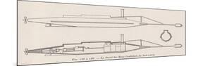 Confederate David Submarine-null-Mounted Premium Giclee Print