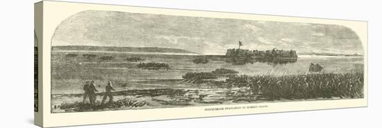 Confederate Evacuation of Morris's Island, September 1863-null-Stretched Canvas