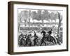 Confederate General Hood Wounded at the Battle of Chickamauga, American Civil War, 1863-null-Framed Giclee Print