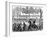 Confederate General Hood Wounded at the Battle of Chickamauga, American Civil War, 1863-null-Framed Giclee Print