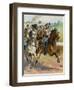 Confederate General J.E.B. Stuart Leads His Spectacular Raid Around the Union Forces-H.a. Ogden-Framed Photographic Print