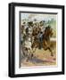 Confederate General J.E.B. Stuart Leads His Spectacular Raid Around the Union Forces-H.a. Ogden-Framed Photographic Print