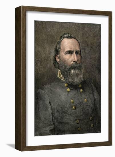 Confederate General James Longstreet-null-Framed Giclee Print