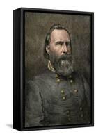 Confederate General James Longstreet-null-Framed Stretched Canvas