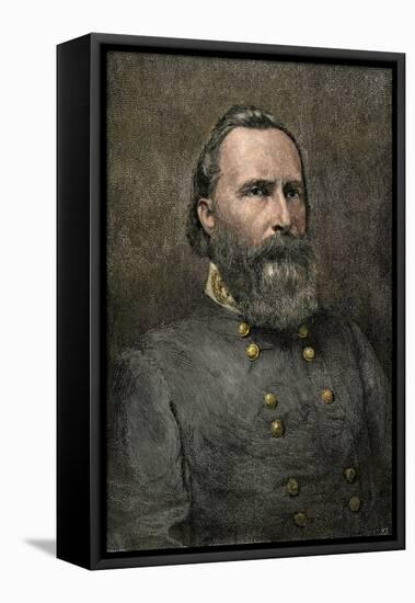 Confederate General James Longstreet-null-Framed Stretched Canvas