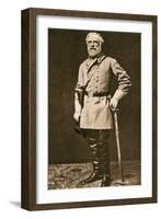 Confederate General Robert E. Lee in 1862 or 1863-null-Framed Giclee Print