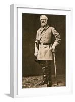 Confederate General Robert E. Lee in 1862 or 1863-null-Framed Giclee Print