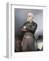 Confederate General Robert E. Lee in Black Uniform-Stocktrek Images-Framed Art Print