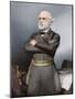 Confederate General Robert E. Lee in Black Uniform-Stocktrek Images-Mounted Art Print