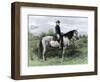 Confederate General Robert E. Lee on His Favorite War-Horse, Traveler-null-Framed Giclee Print