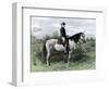 Confederate General Robert E. Lee on His Favorite War-Horse, Traveler-null-Framed Giclee Print