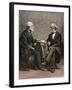 Confederate Generals Robert E. Lee and Joseph E. Johnston, From a Photograph Taken After the War-null-Framed Giclee Print