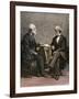 Confederate Generals Robert E. Lee and Joseph E. Johnston, From a Photograph Taken After the War-null-Framed Giclee Print