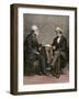 Confederate Generals Robert E. Lee and Joseph E. Johnston, From a Photograph Taken After the War-null-Framed Giclee Print