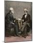 Confederate Generals Robert E. Lee and Joseph E. Johnston, From a Photograph Taken After the War-null-Mounted Giclee Print