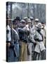 Confederate Infantry Preparing to Attack, Shiloh Battlefield, Tennessee-null-Stretched Canvas