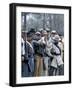 Confederate Infantry Preparing to Attack, Shiloh Battlefield, Tennessee-null-Framed Photographic Print